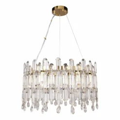 Sklep Kaja Lampa wisząca z asymetrycznymi kryształami 9867-500 CROWN | Kaja Shop