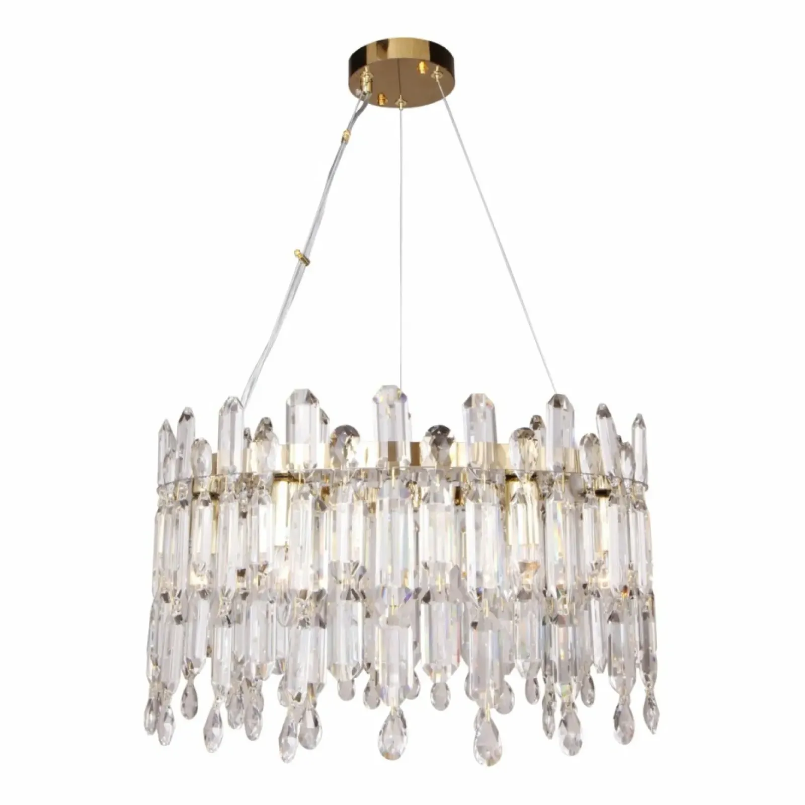 Sklep Kaja Lampa wisząca z asymetrycznymi kryształami 9867-500 CROWN | Kaja Shop