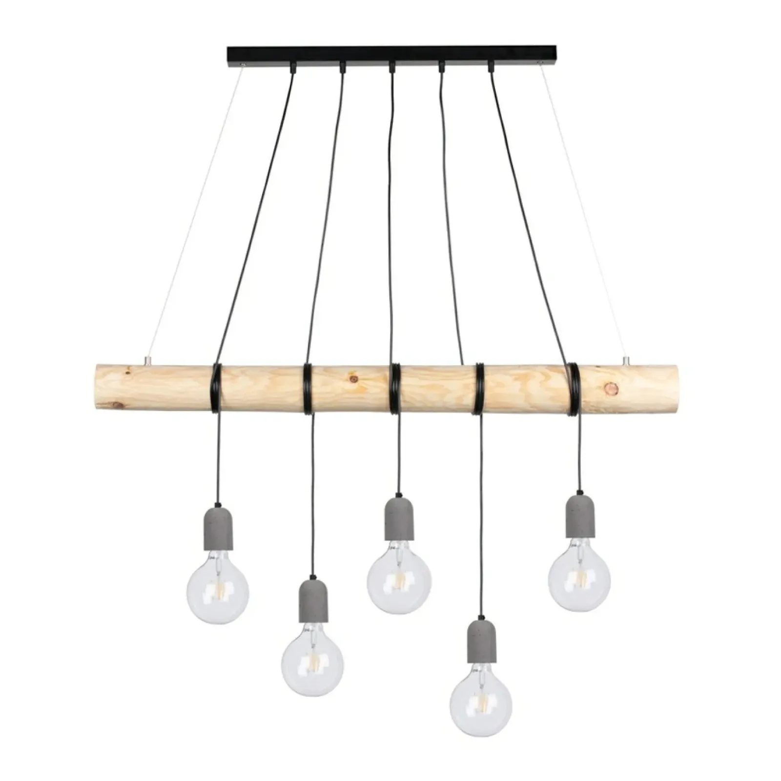 Sklep Kaja Lampa wisząca z betonowymi oprawkami 69499504 TRABO CONCRETE | Kaja Store