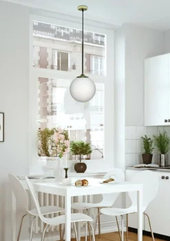 Sklep Kaja Lampa wisząca z białym kloszem LEDEA 50101281 GLASGOW III | Kaja Best