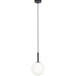 Sklep Kaja Lampa wisząca z białym kloszem do sypialni K-4885 FARO | Kaja Sale