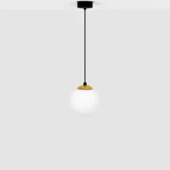 Sklep Kaja Lampa wisząca z białym matowym kloszem 14 cm K-4910 ISLA | Kaja Best