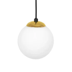 Sklep Kaja Lampa wisząca z białym matowym kloszem 14 cm K-4910 ISLA | Kaja Best