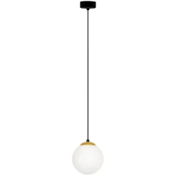 Sklep Kaja Lampa wisząca z białym matowym kloszem 14 cm K-4910 ISLA | Kaja Best