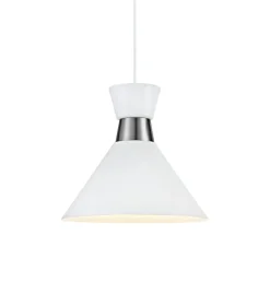 Sklep Kaja Lampa wisząca z białym stożkowym kloszem 106801 | Kaja Oświetlenie Outlet