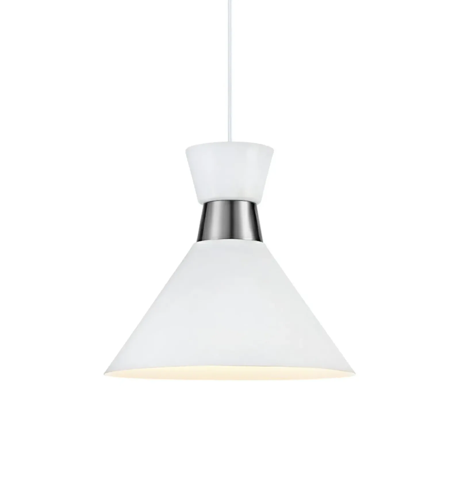 Sklep Kaja Lampa wisząca z białym stożkowym kloszem 106801 | Kaja Oświetlenie Outlet