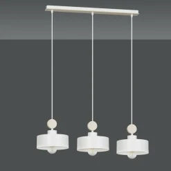 Sklep Kaja Lampa wisząca z mi kloszami na duży gwint 583/3 | Kaja biały Flash Sale