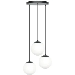 Sklep Kaja Lampa wisząca z białymi matowymi kloszami K-4746 | Kaja Oświetlenie Clearance