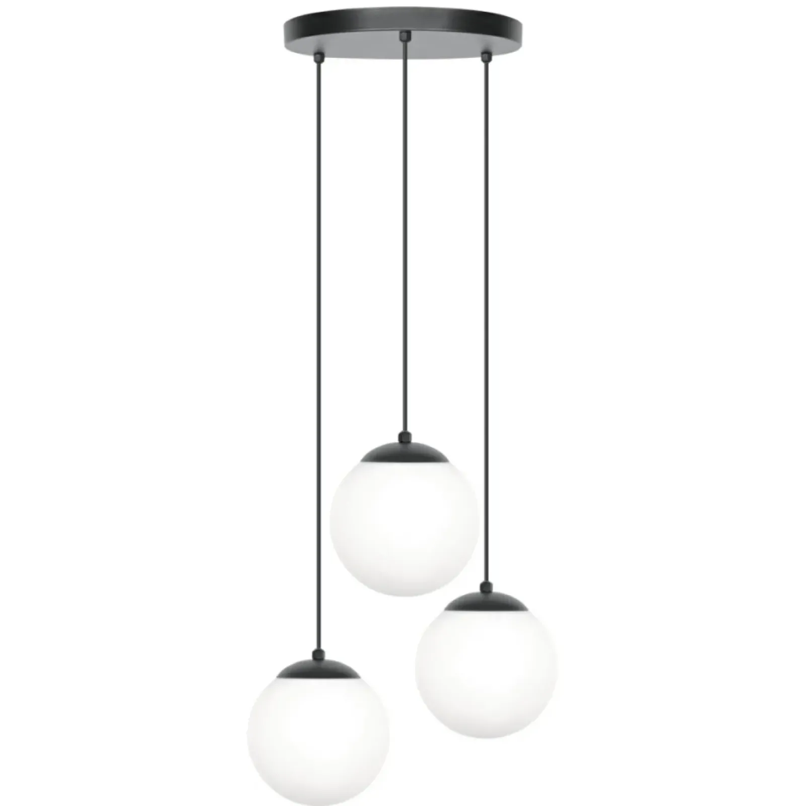 Sklep Kaja Lampa wisząca z białymi matowymi kloszami K-4746 | Kaja Oświetlenie Clearance
