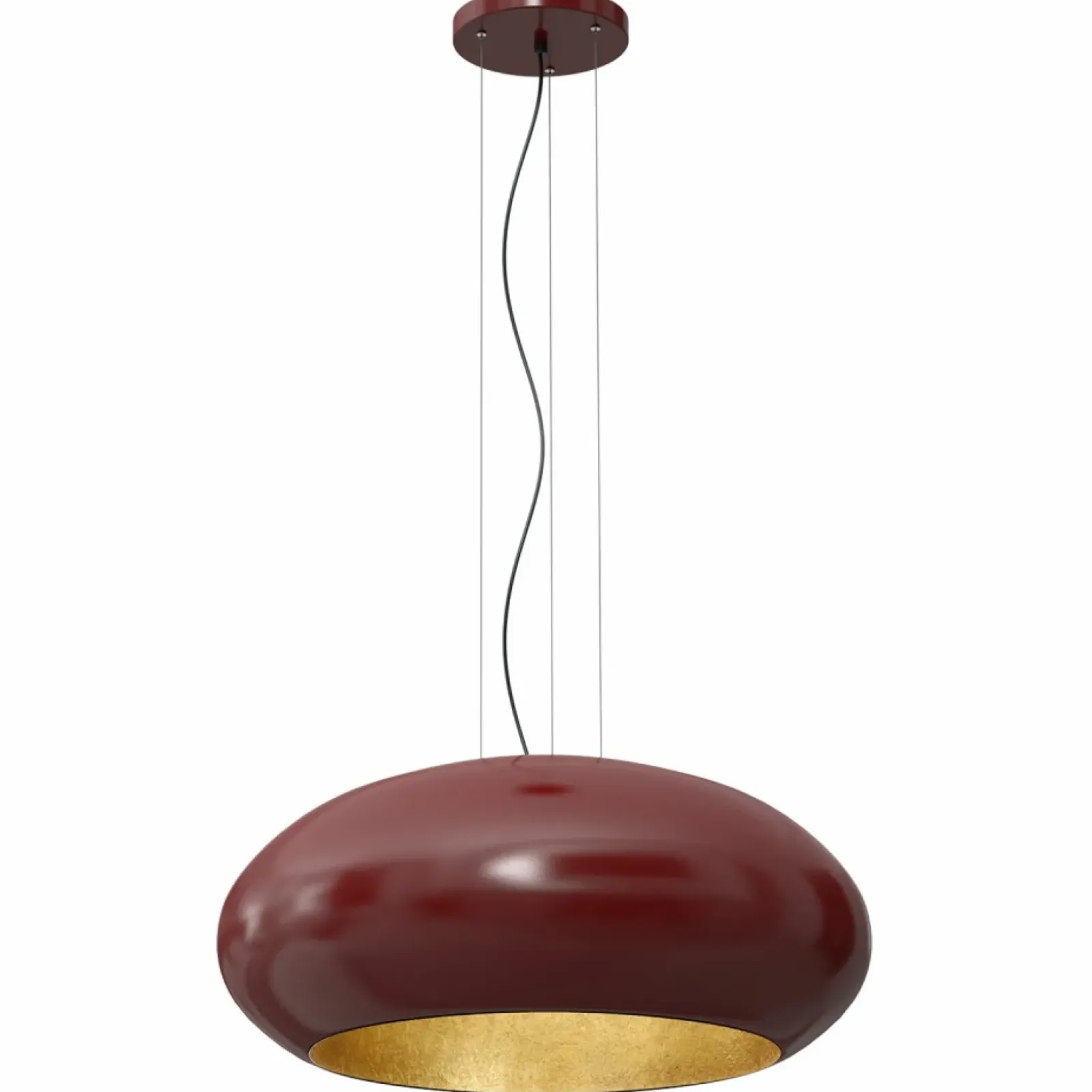 Sklep Kaja Lampa wisząca z burgundowym kloszem LX 1688 z serii COMPO | Kaja Cheap