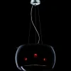 Sklep Kaja Lampa wisząca z ciemny, dymionym kloszem 67472 GALAXIA | Kaja Online