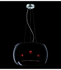Sklep Kaja Lampa wisząca z ciemny, dymionym kloszem 67472 GALAXIA | Kaja Online