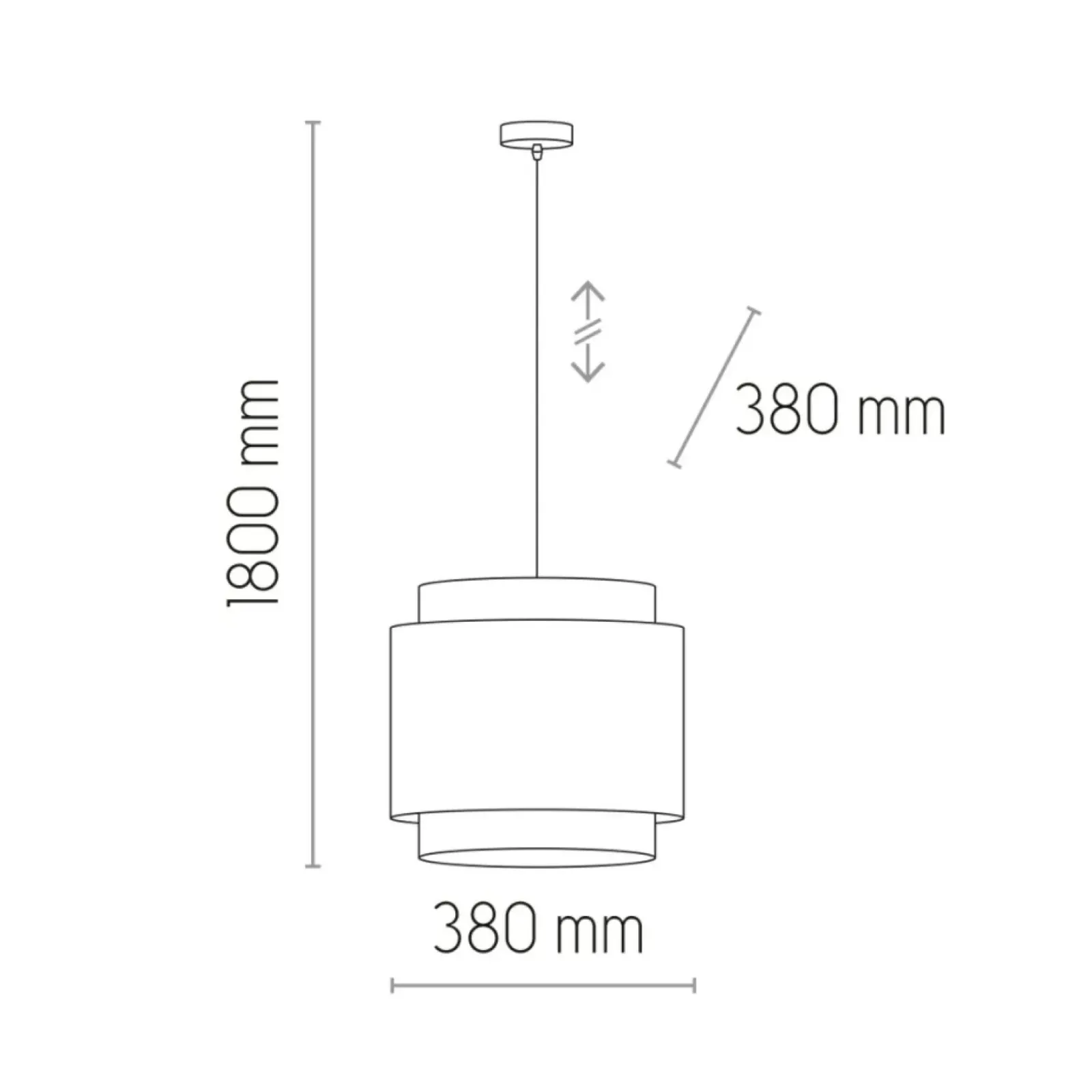 Sklep Kaja Lampa wisząca z czarno-złomkowym abażurem TK 6542 BOHO | Kaja Sale