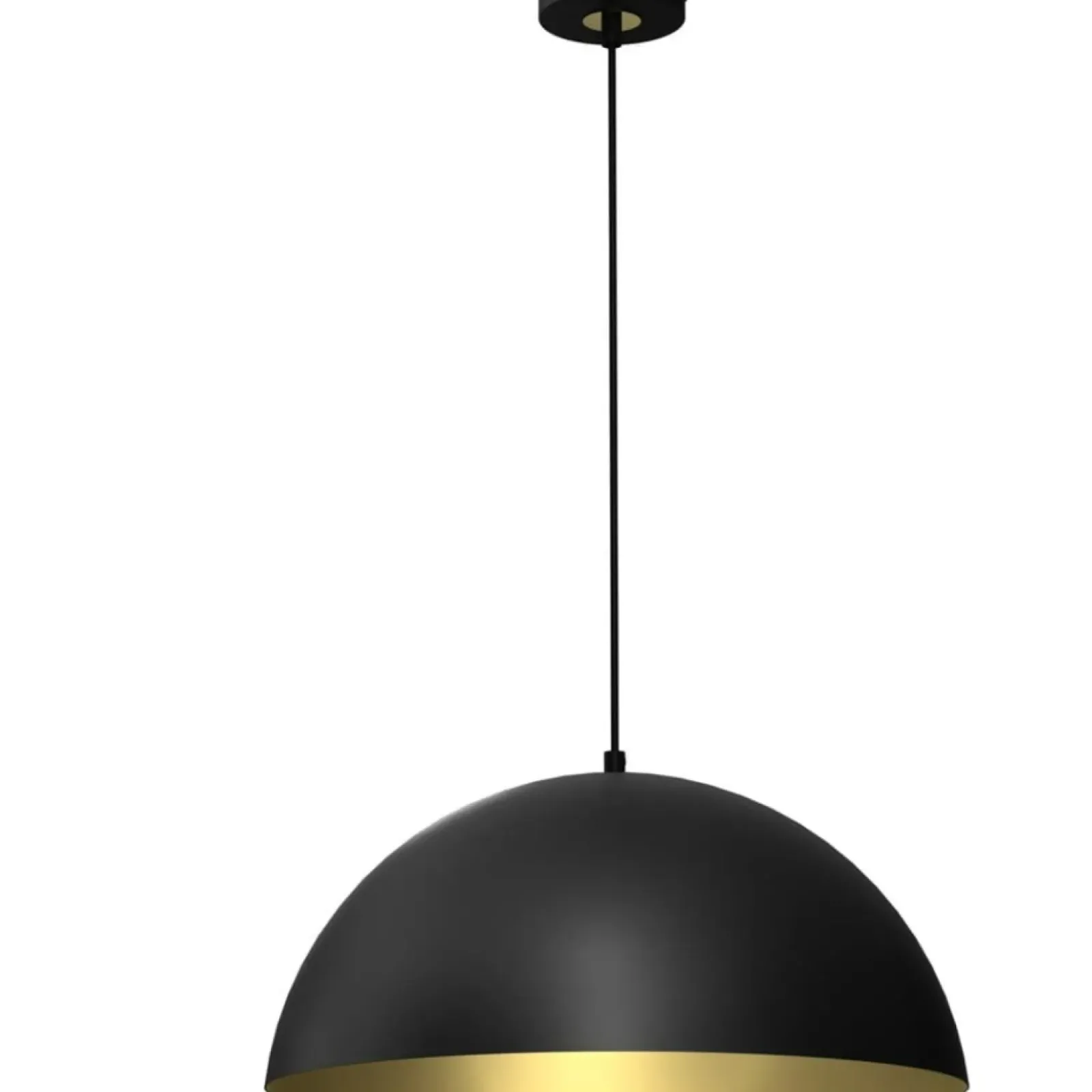 Sklep Kaja Lampa wisząca z czarno-złotym, otwartym kloszem MLP7973 z serii BETA | Kaja Oświ Best Sale