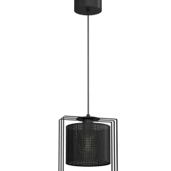 Sklep Kaja Lampa wisząca z czarnym abażurem, do sypialni LX 4456 CORONADO | Kaja Flash Sale