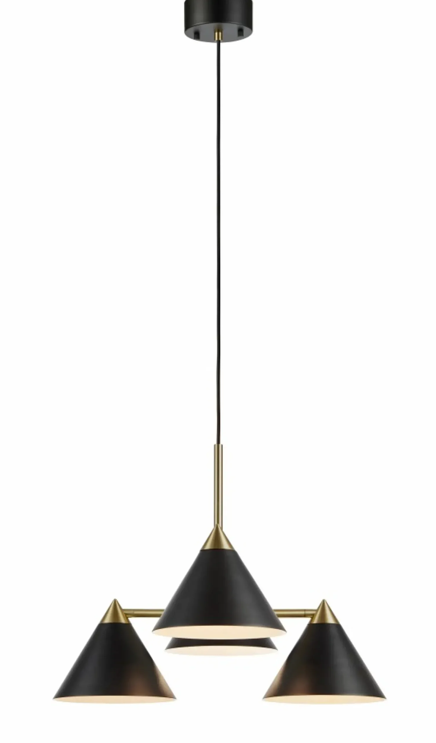 Sklep Kaja Lampa wisząca z czarnymi kloszami mały gwint 108076 | Kaja Oświetlenie Discount