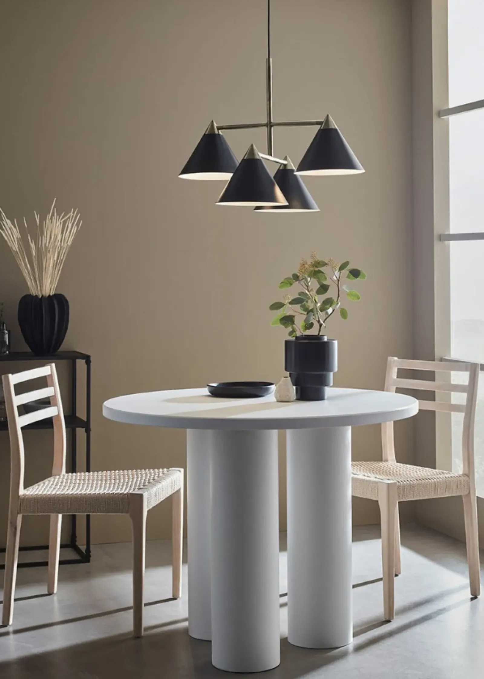 Sklep Kaja Lampa wisząca z czarnymi kloszami mały gwint 108076 | Kaja Oświetlenie Discount