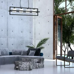 Sklep Kaja Lampa wisząca z czterema kloszami w ramce MLP8570 z serii DIEGO | Kaja Oświetlen Shop