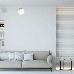 Sklep Kaja Lampa wisząca z dekoracyjnym podkloszem MLP5424 z serii SFERA WOOD | Kaja Oświet Hot