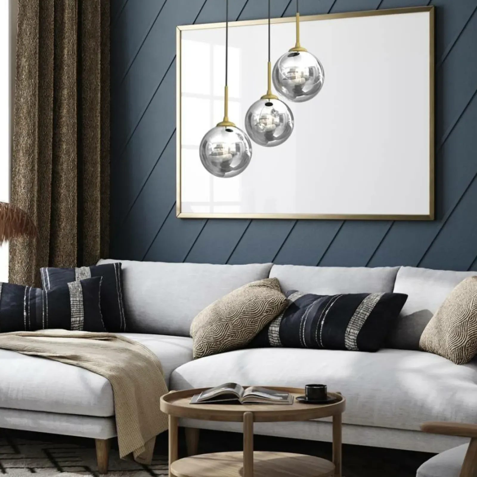 Sklep Kaja Lampa wisząca z dekoracyjnymi kloszami MLP8416 z serii REFLEX | Kaja Oświetlenie Flash Sale