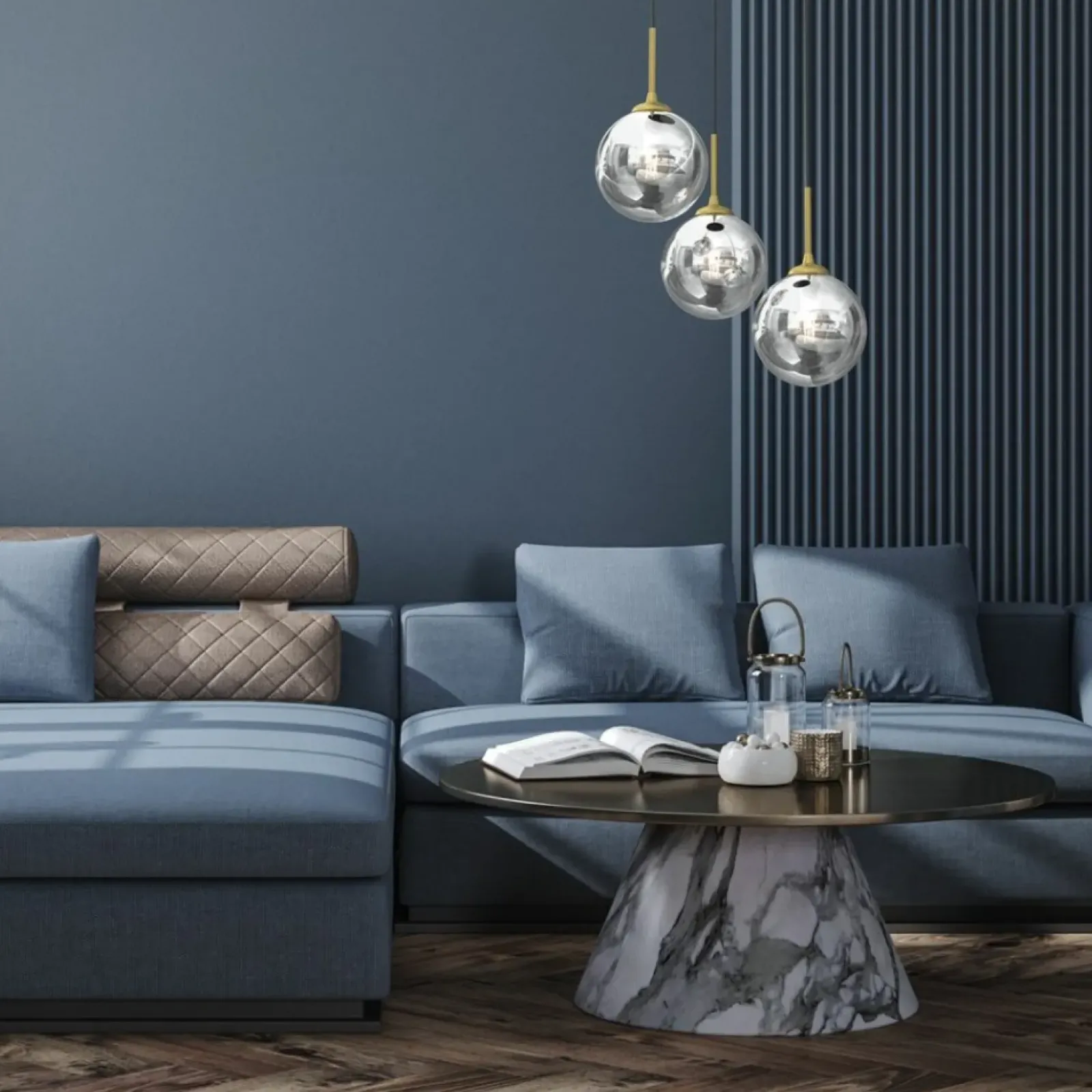 Sklep Kaja Lampa wisząca z dekoracyjnymi kloszami MLP8416 z serii REFLEX | Kaja Oświetlenie Flash Sale