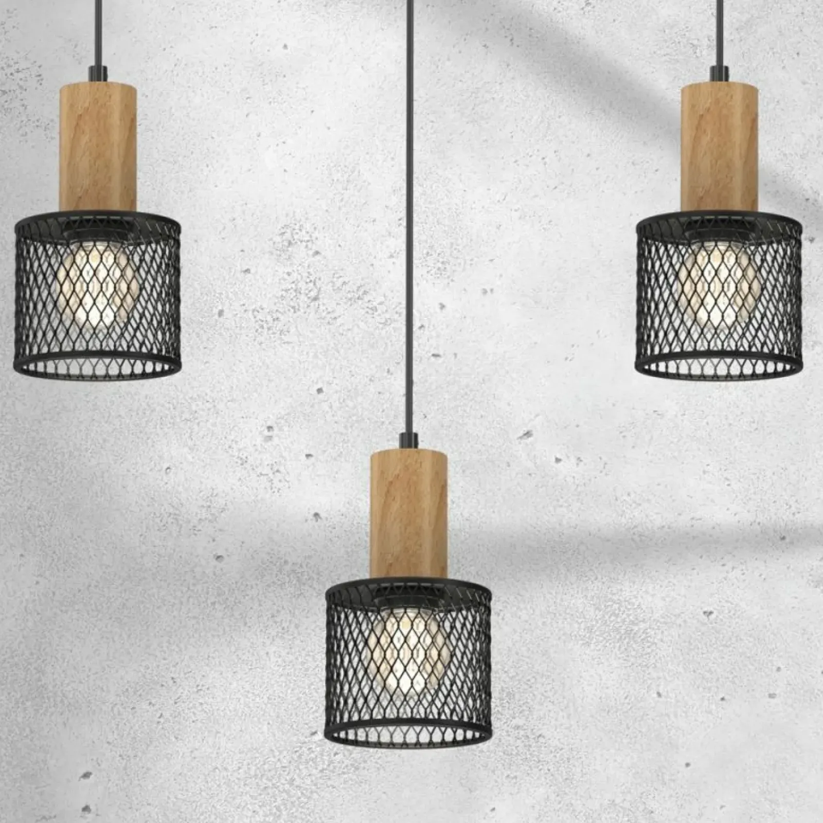 Sklep Kaja Lampa wisząca z drewnianymi elementami MLP8560 SOBRESA | Kaja Best Sale