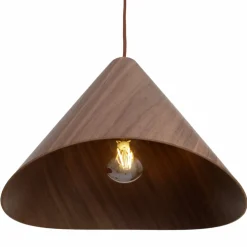 Sklep Kaja Lampa wisząca z drewnianym abażurem MX P0548 SAKUNA | Kaja Oświetlenie Discount