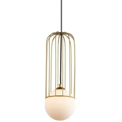 Sklep Kaja Lampa wisząca z drucianym zdobieniem MDM-3938/1 GD SIMON | Kaja Flash Sale
