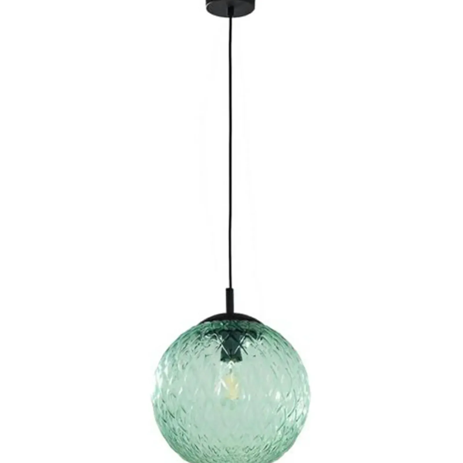 Sklep Kaja Lampa wisząca z dużym, zielonym kloszem ø30 E27 TK 6346 z serii CADIX Store