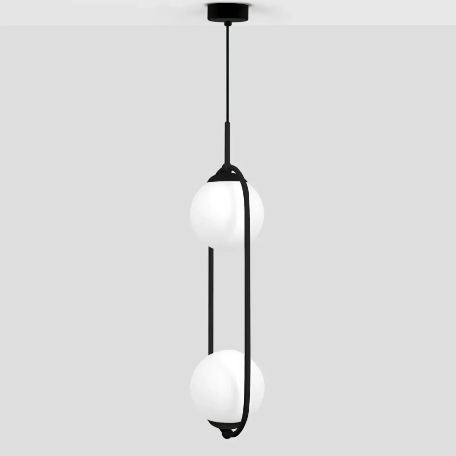 Sklep Kaja Lampa wisząca z dwoma kloszami, do salonu K-5101 z serii PARVA | Kaja Flash Sale