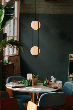 Sklep Kaja Lampa wisząca z dwoma kloszami, do salonu K-5101 z serii PARVA | Kaja Flash Sale