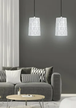 Sklep Kaja Lampa wisząca z dwoma ozdobnymi kloszami 32-64271 VISTA | Kaja* Randole Tradycyjne