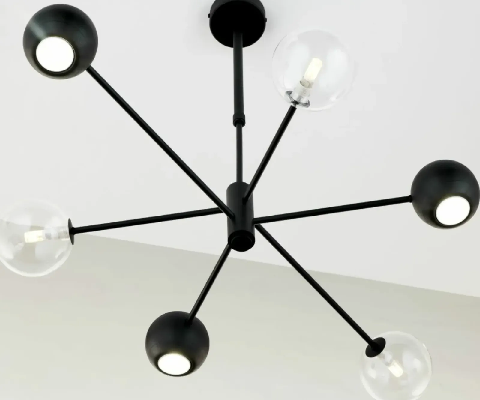 Sklep Kaja Lampa wisząca z dwoma rodzajami kloszy JUP 1995 MO6 CZ TR MOKA | Kaja New