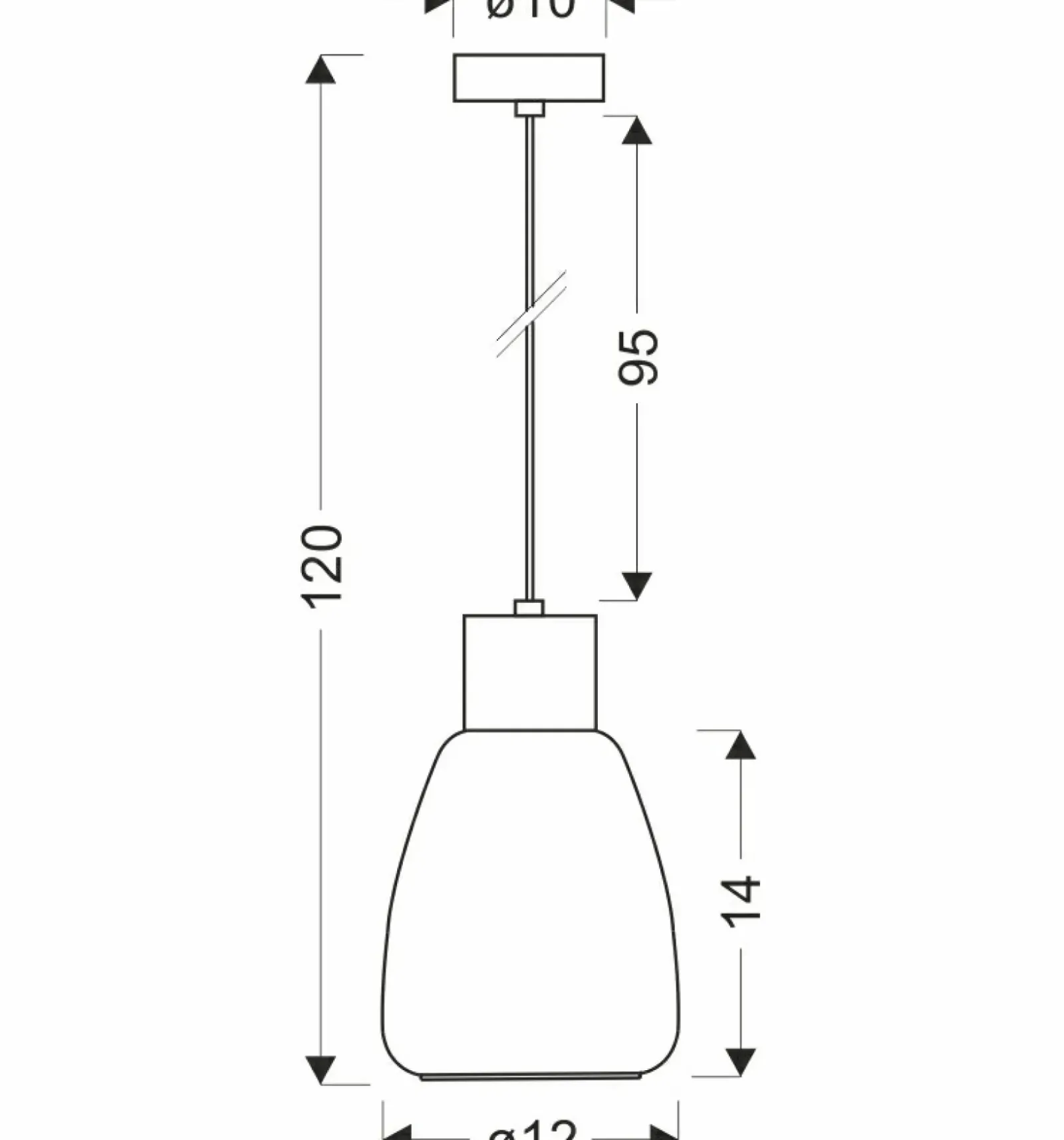 Sklep Kaja Lampa wisząca z dymionym kloszem 31-35080 MOLDO | Kaja Oświetlenie Online