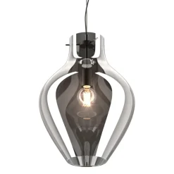 Sklep Kaja Lampa wisząca z dymionym kloszem P19066A-D38 BRESSO | Kaja Best Sale