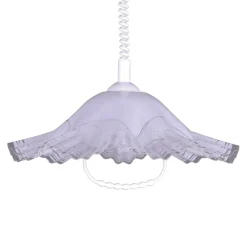 Sklep Kaja Lampa wisząca z falowanym kloszem K-3260 LAMBADA | Kaja Oświetlenie* Randole Tradycyjne|Żyrandole Tradycyjne - Retro