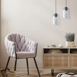 Sklep Kaja Lampa wisząca z fioletowym kloszem TK 10299 MOLLY | Kaja Oświetlenie Fashion