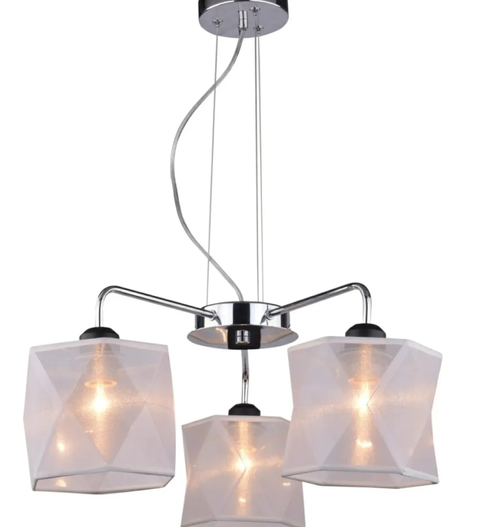 Sklep Kaja Lampa wisząca z geometrycznymi abażurami 33-58720 NOSJA | Kaja* Randole Tradycyjne