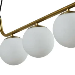 Sklep Kaja Lampa wisząca z kloszami, nad wyspę LP-005/3L GD ALISA | Kaja Shop