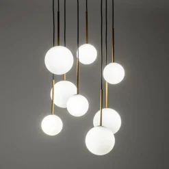 Sklep Kaja Lampa wisząca z kloszami w dwóch rozmiarach 10934 KARO | Kaja Cheap