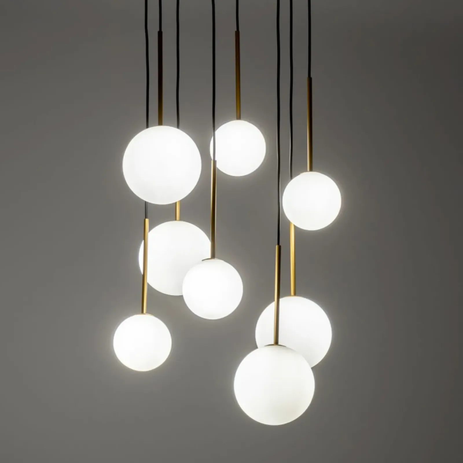 Sklep Kaja Lampa wisząca z kloszami w dwóch rozmiarach 10934 KARO | Kaja Cheap