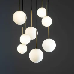 Sklep Kaja Lampa wisząca z kloszami w dwóch rozmiarach 10934 KARO | Kaja Cheap