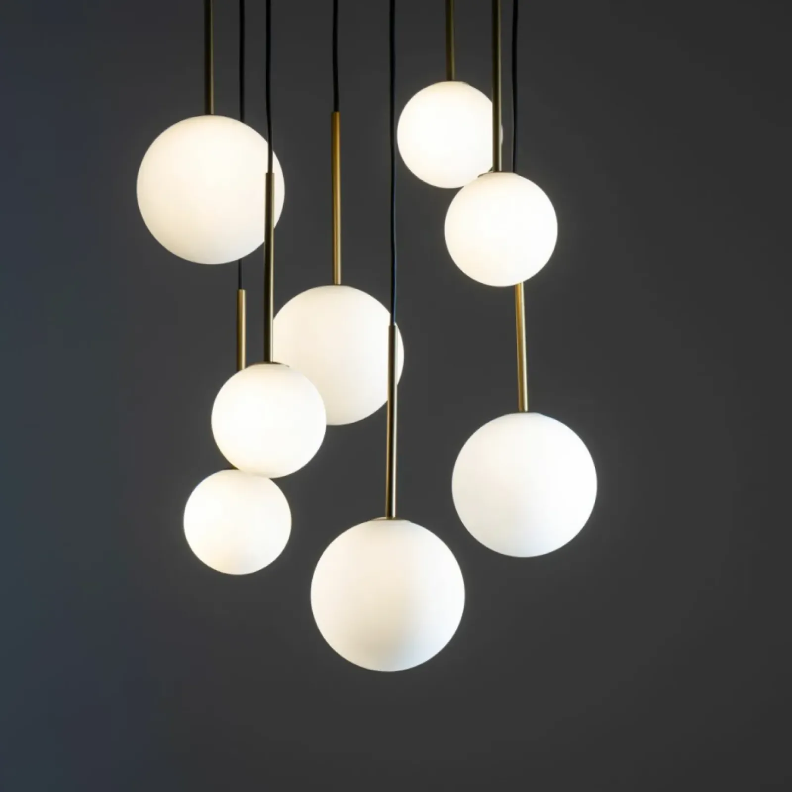 Sklep Kaja Lampa wisząca z kloszami w dwóch rozmiarach 10934 KARO | Kaja Cheap