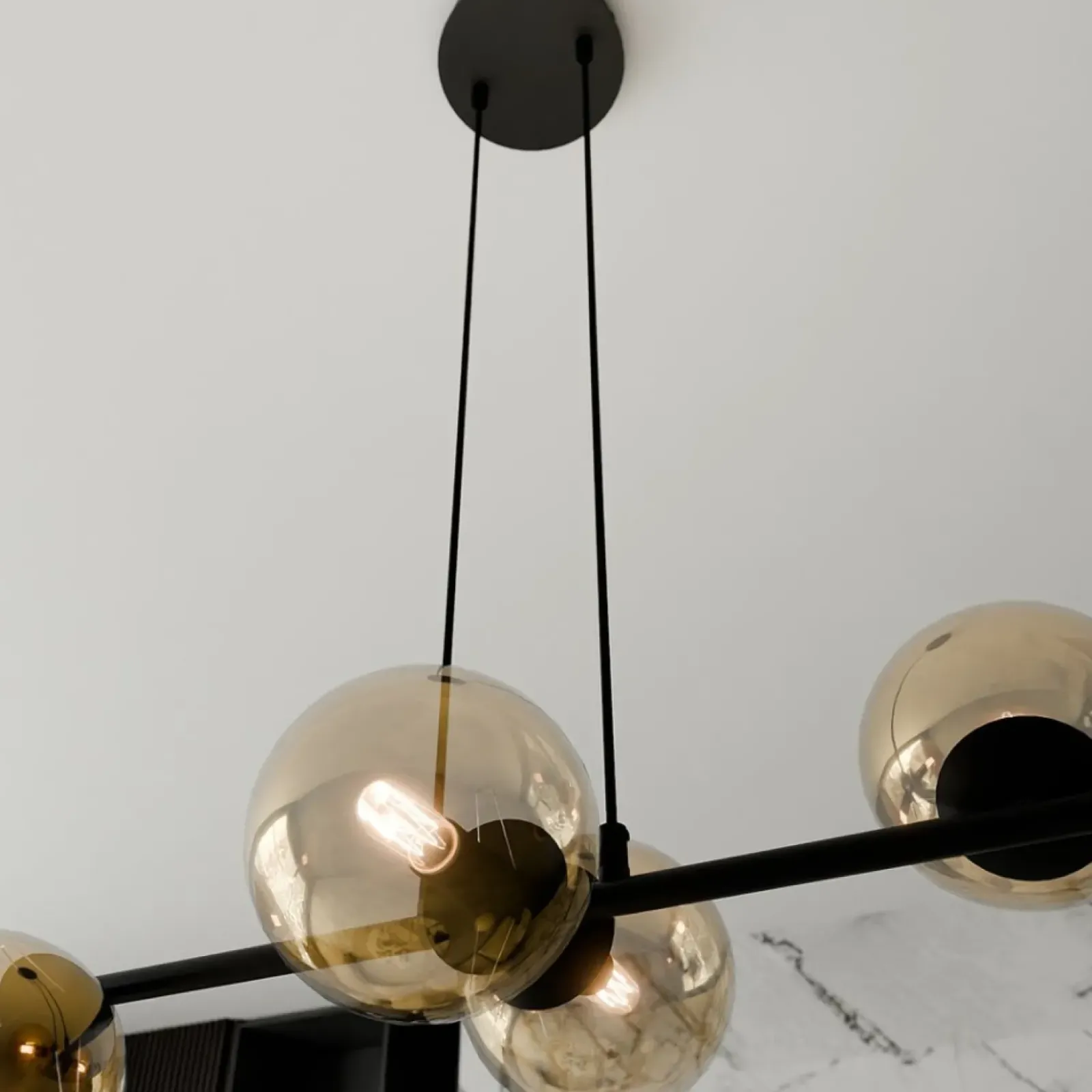 Sklep Kaja Lampa wisząca z kloszami w kształcie kul 876/6 | Kaja Oświetlenie Cheap