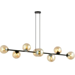 Sklep Kaja Lampa wisząca z kloszami w kolorze miodu 876/8 | Kaja Oświetlenie Discount