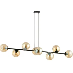 Sklep Kaja Lampa wisząca z kloszami w kolorze miodu 876/8 | Kaja Oświetlenie Discount