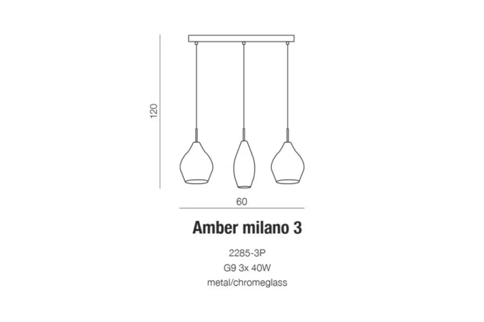 Sklep Kaja Lampa wisząca z kloszami w kolorze miedzi AZ3078 AMBER | Kaja miedziany Cheap