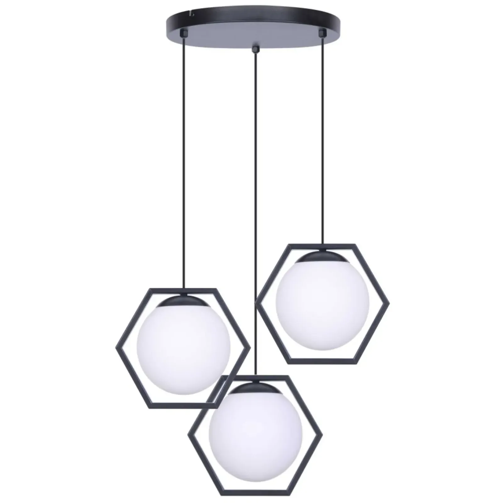 Sklep Kaja Lampa wisząca z kloszami z regulacją wysokości K-4787 | Kaja Sale