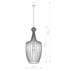 Sklep Kaja Lampa wisząca z kloszem w kolorze u 8850 | Kaja Oświetlenie mosiądz Store
