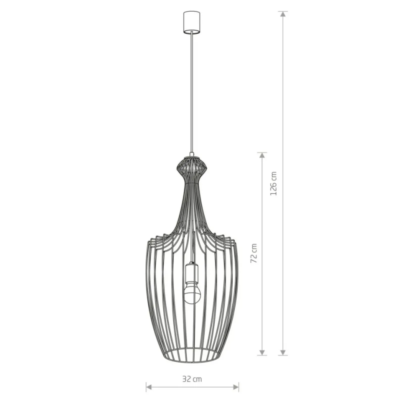 Sklep Kaja Lampa wisząca z kloszem w kolorze u 8850 | Kaja Oświetlenie mosiądz Store